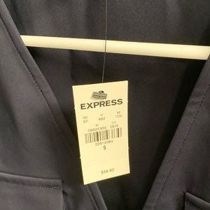 Express Navy Blue Blouse
